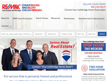 Tablet Screenshot of lethbridgehome.com